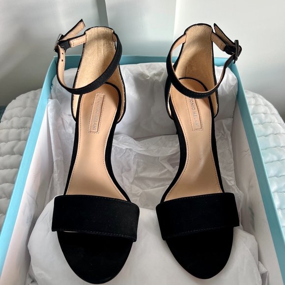ANTONIO MELANI Shoes Antonio Melani Pierrson Leather Ankle Strap Pump Poshmark